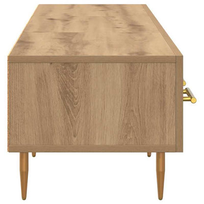 TV-kast – TV-meubel – Mediakast – Tv-console – Opbergkast – Rustiek Eikenhout – Compact Formaat 150x36x30 cm