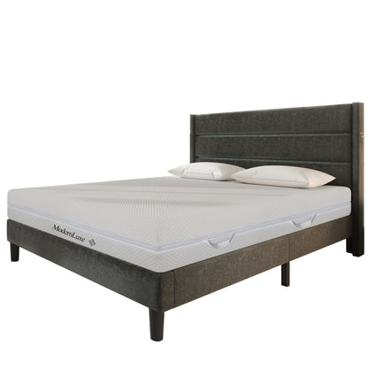 Cold Foam Mattress, 180x200, 7-zone Comfort Foam Mattress, 20cm Height, H3, H2, Ergonomic Cold Foam Mattress with Handles And Washable Climate Fiber Cover with Zipper All Around