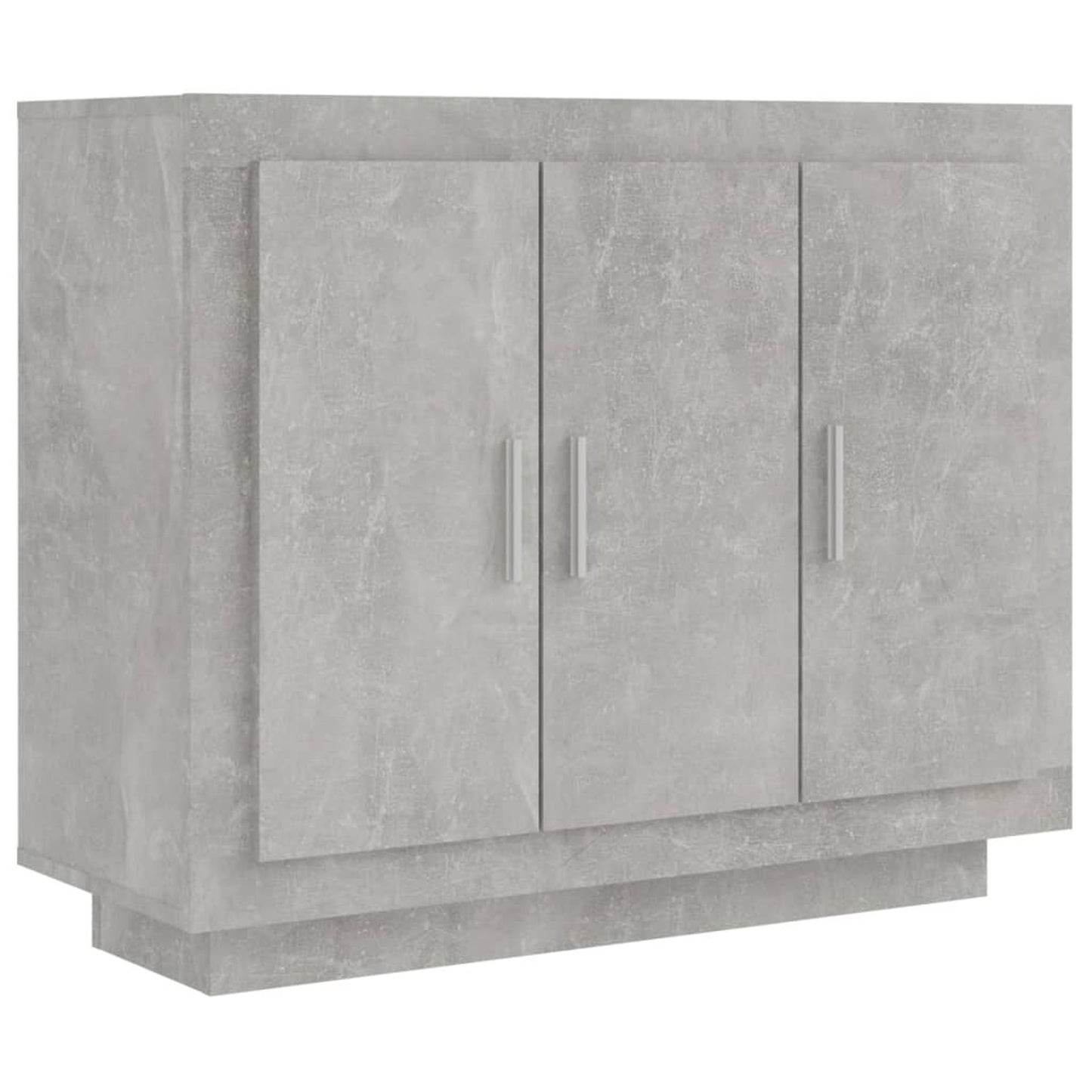 Sideboard Side Cabinet Living Room Bedroom Kitchen Dining Room Storage Cupboard Buffet Table Concrete Grey 92x35x75 cm Engineered Wood
