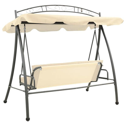 Buiten Schommelbank – Tuinbank – Schommelstoel – Hangbank – Ligbank – Verstelbare Canopy – Zandwit Design