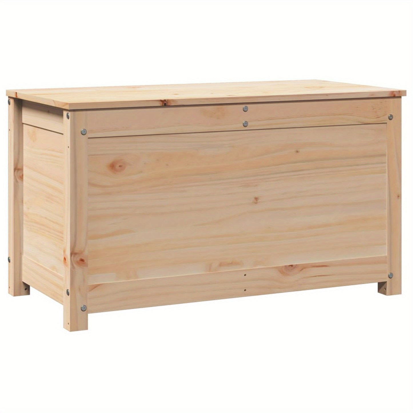 Opbergbox – Opbergdoos – Opbergkist – Houten Box – Opbergbak – Massief Dennenhout – Compacte Afmetingen 80x40x45,5 cm – Stevig & Duurzaam Design