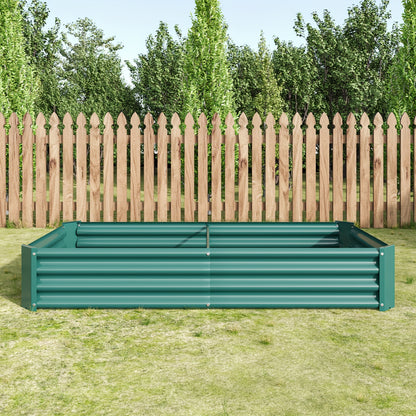Hoogtebed Tuin – Verhoogd Plantenbed – Moestuinbak – Tuinbak – Bloemenbak – Metalen Plantbak – Stevig Stalen Frame – Zonder Bodem Ontwerp