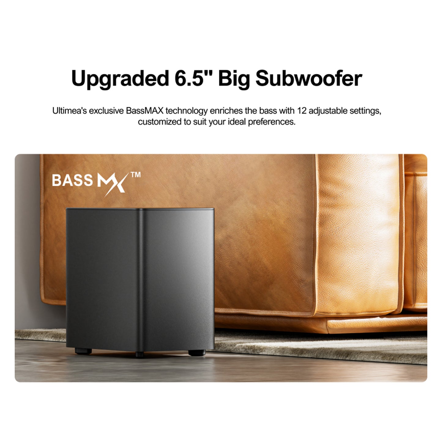 7.1 Surround Sound Systeem – Draadloze Subwoofer – Soundbar – Surround Geluidssysteem – Home Theater Audio – Dolby Atmos Technologie – 6,5 Inch Subwoofer Met 12 Instelbare Bassniveaus