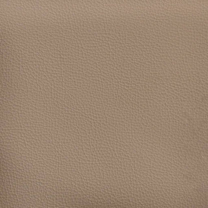 3-zitsbank – 3-zits sofa – Driezitsbank – Bank met voetenbankje – Bankstel – Comfortabele polyester bekleding – Stevig metalen frame – Cappuccino