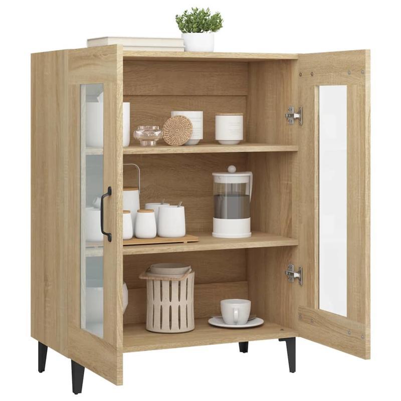 Sideboard 69.5x34x90cm edited hout sonoma eikenkleurig
