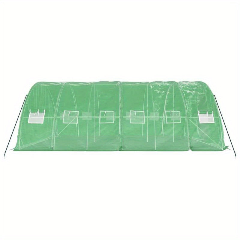 Tuinschuur – Berging – Tuinhuis – Schuur – Opbergunit – Groen – Weerbestendig Staalframe – 30 m² Ruimte – 6x5x2,3 m – Eenvoudig Onderhoud