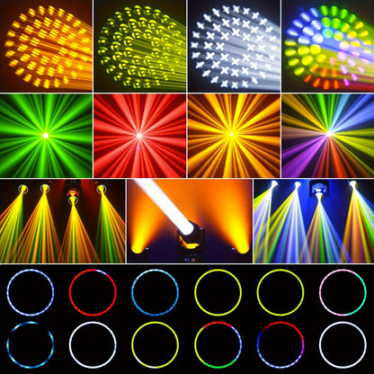 Moving Head – Podiumverlichting – DJ Licht – Disco Lamp – Lichteffect – 230W Vermogen – 48-Lens Honingraatprisma