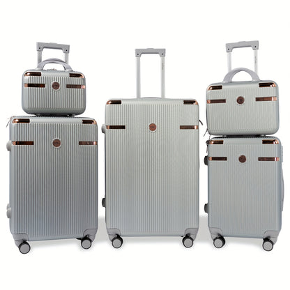 Koffer – Reiskoffer – Handbagage – Trolley – Valies – Hardcase ABS – Aluminium Handvat – 360º Zwenkwielen – Combinatieslot – Diverse Maten 12-28 inch