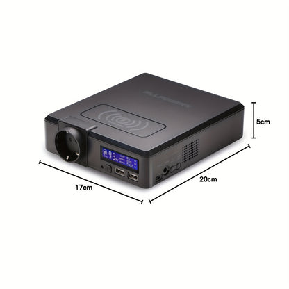 Mobiele Powerstation – Draagbare Generator – Powerbank – Noodstroomvoorziening – Zonne-Accu – 1451Wh Capaciteit – 2400W Continu Vermogen