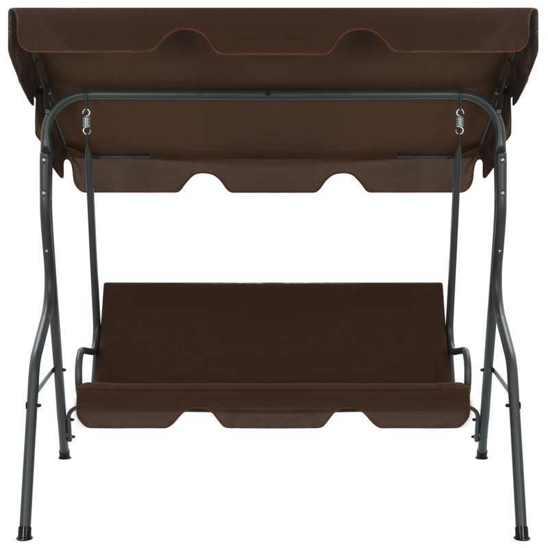 Schommelstoel – Relaxstoel – Schommelbank – Fauteuil – Tuinstoel – Ruim 170x110x153 cm – Duurzaam Weerbestendig Bruin