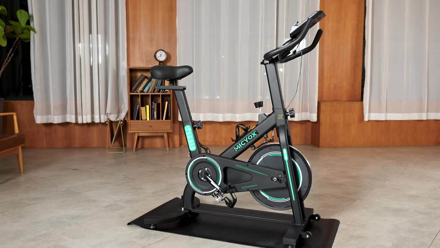 Magnetische Riemaandrijving – Fitness Aandrijving – Belt Drive – Loopband Riemaandrijving – Hometrainer Aandrijving – Zwart-Wit Design – Stil En Duurzaam – Robuust Ijzeren Frame
