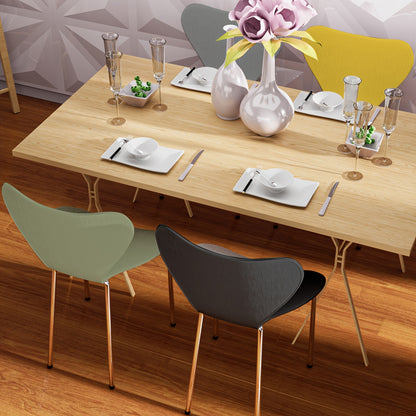 Stapelbare Stoelen – Eetkamerstoelen – Bureaustoelen – Kantinestoelen – Wachtruimte Stoelen – Set Van 4 – Ruimtebesparend – Makkelijk Schoon Te Maken
