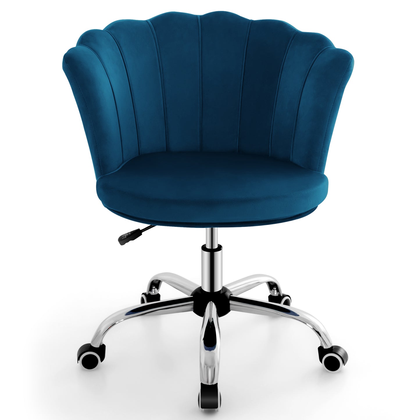 Bureaustoel – Gamestoel – Draaistoel – Kantoorstoel – Verstelbare Make-upstoel – Fluwelen Bekleding – Ergonomisch Met 360° Draaifunctie