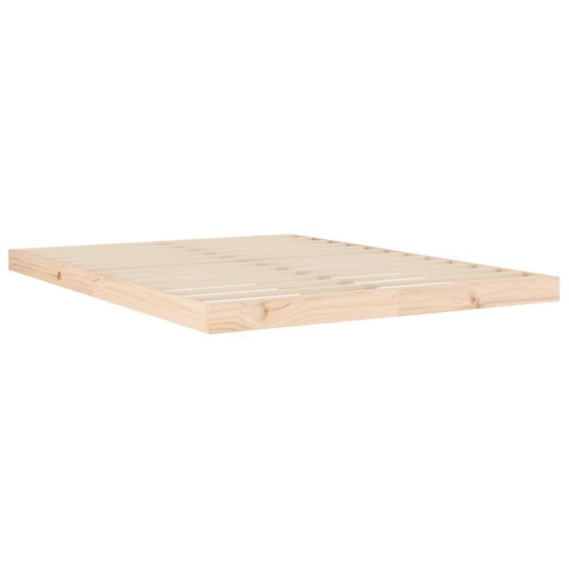 Bedframe – Ledikant – Bedbodem – Slaapbank – Houten Bed – Massief Hout – 140x190 cm – Vervaardigd Uit Gemaakt Van Pijnboomhout