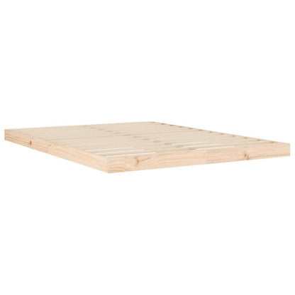Bedframe – Ledikant – Bedbodem – Slaapbank – Houten Bed – Massief Hout – 140x190 cm – Vervaardigd Uit Gemaakt Van Pijnboomhout