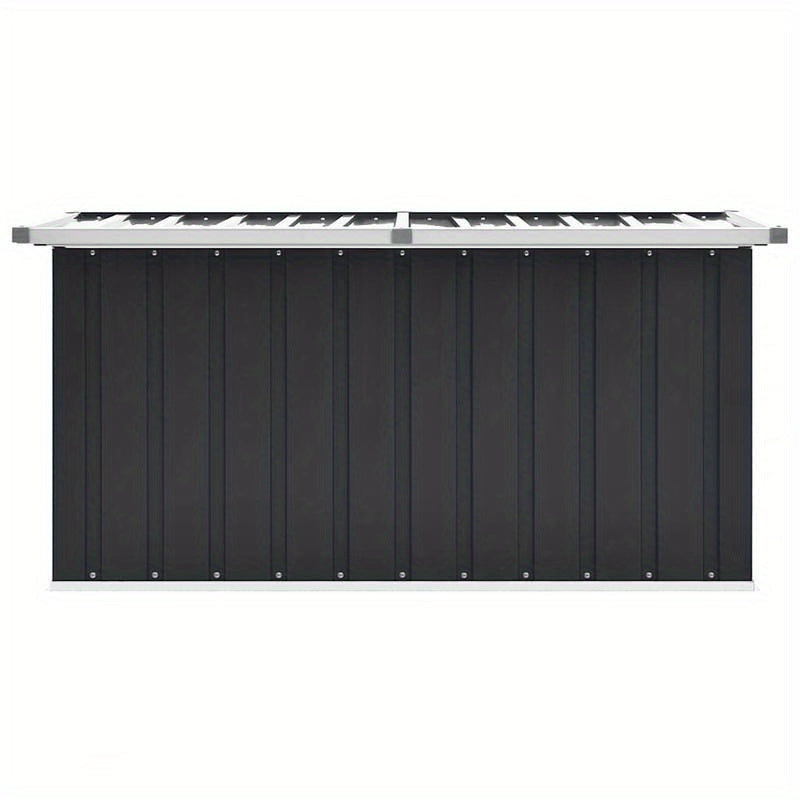 Opbergbox Tuin – Tuinkist – Kussenbox – Buitenopslag – Opbergbox Buiten – Groot 129x67x65 cm – Duurzaam Gegalvaniseerd Staal & Weerbestendig Design
