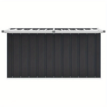 Opbergbox Tuin – Tuinkist – Kussenbox – Buitenopslag – Opbergbox Buiten – Groot 129x67x65 cm – Duurzaam Gegalvaniseerd Staal & Weerbestendig Design