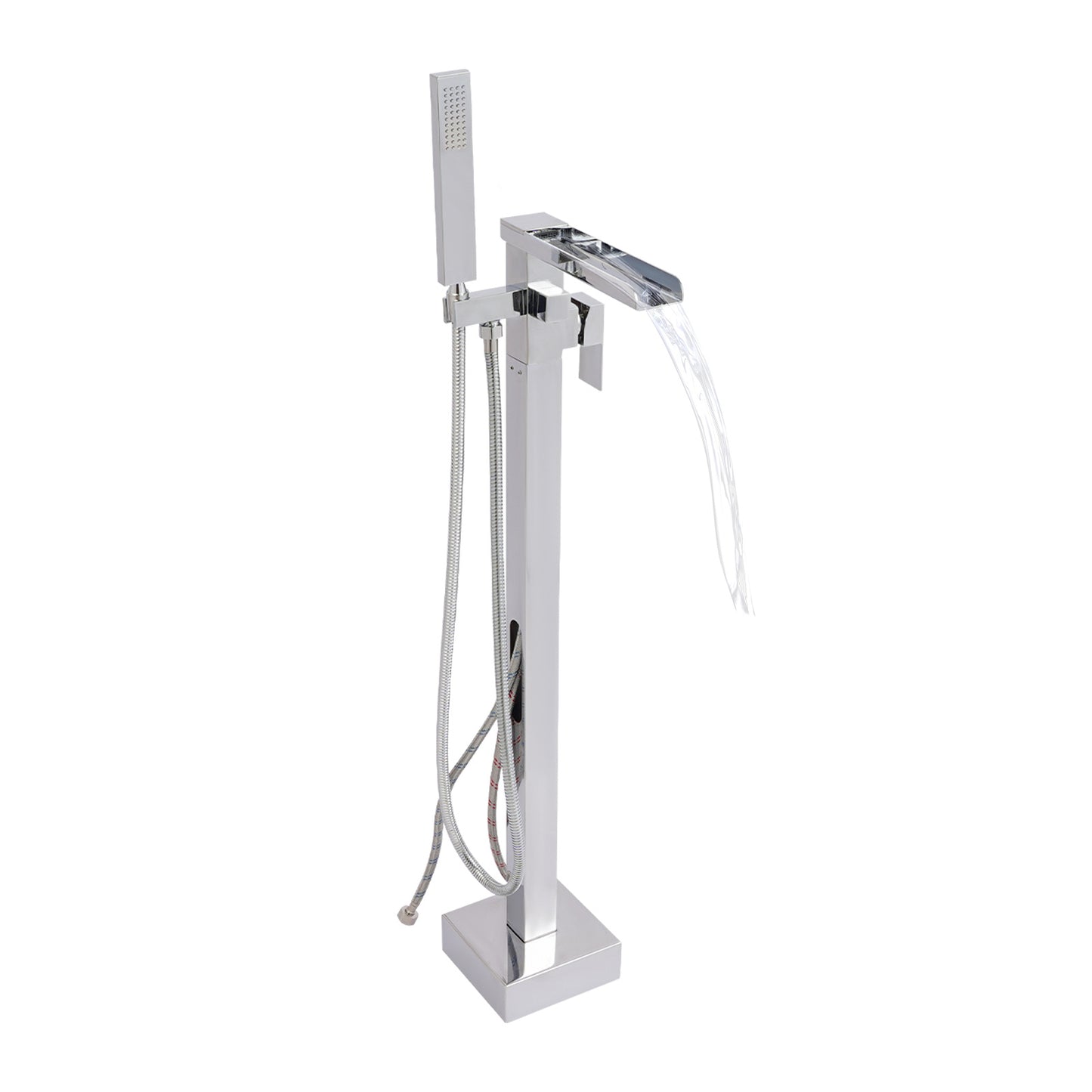 Freestanding Bath Tap, Tap with Hand Shower, Bath Tap, Bathtub Faucet Set, Bath Tub Faucet Set, Shower Faucet, Bathroom Faucet, Contemporary Tap, Sleek Design, Durable Construction, Highquality Finish, Handheld Shower Tap
