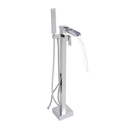 Freestanding Bath Tap, Tap with Hand Shower, Bath Tap, Bathtub Faucet Set, Bath Tub Faucet Set, Shower Faucet, Bathroom Faucet, Contemporary Tap, Sleek Design, Durable Construction, Highquality Finish, Handheld Shower Tap