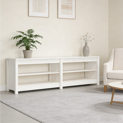 160x36.5x50 cm Solid Wood Shoe | Removable, Temporary, Sturdy and Stable, with Plenty of Storage Space, Modern Style, Floor Mount