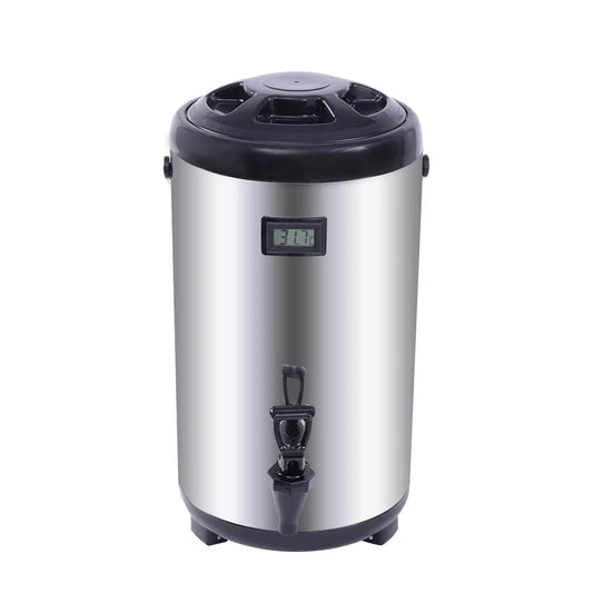 Dispenser - Beverage Dispenser - Thermal Insulation - Hot and Cold Thermal Beverage Dispenser - 3.17 Gal - 304 Stainless Steel - Silver