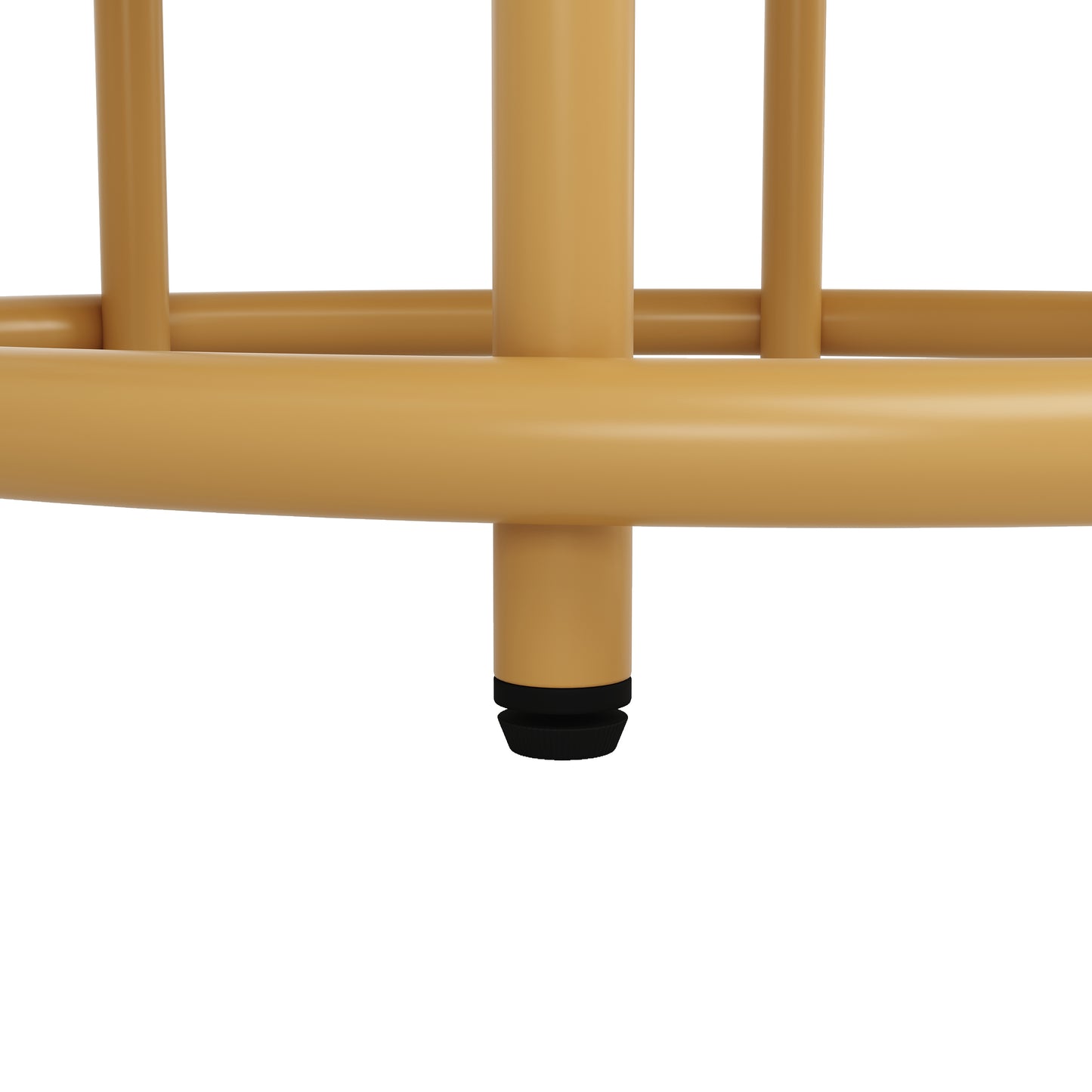 Ronde Eettafel – Eettafel Rond – Keukentafel – Tafel Marmerlook – Tafeltje Goudkleurig Metaal – 100 cm Diameter – Verstelbare Poten