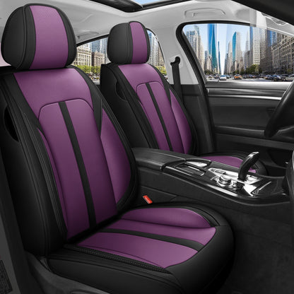 Car Seat Covers Full Set Universal, Adjustable Front Seats And Back, Automotive 5 Seat Covers All Season, Car Seat Protectors Airbag Compatible