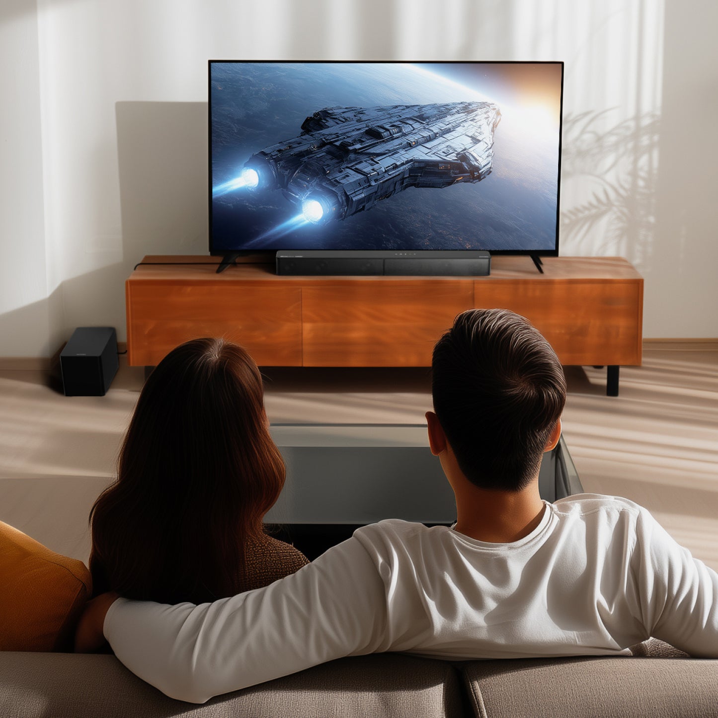 Soundbar – Home Cinema Systeem – Surround Speaker – Draadloze Luidspreker – Subwoofer – 5.1 Kanaals Dolby Atmos – Bluetooth 5.4 Met Bass Boost
