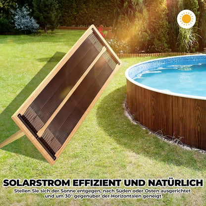 Zonnecollector Zwembad – Zwembadverwarmer – Solar Verwarming – Zwembadverwarming – Zwembad Warmtecollector – 600x75 cm – UV-bestendig PE-Materiaal – Geschikt Voor Zwembaden Tot 24.000 Liter