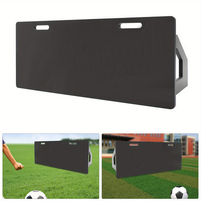 Rebounder Board Voetbal – Trainingsboard – Terugkaatsbord – Passing Trainer – Schietbord – Vouwbaar & Draagbaar – Duurzaam HDPE Materiaal – 100x40 cm – Zwart