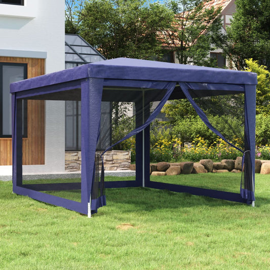 Partytent – Tent – Luifel – Schaduwdoek – Vouwtent – 3x4 Meter – HDPE Materiaal – Geventileerde Mesh Zijwanden
