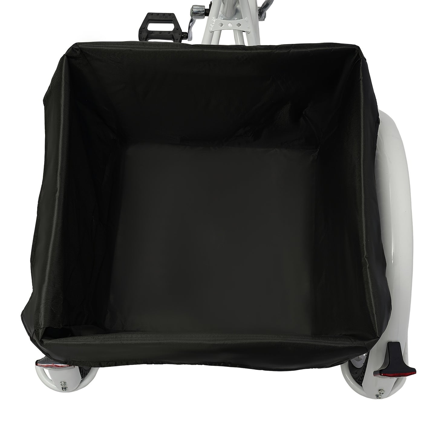 Driewieler – Driewieler Fiets – Volwassenen Driewieler – Driewieler Met Mand – Driewieler 3-Wiel – Wit – 50,8 cm – 8 Versnellingen – Verstelbaar Zadel