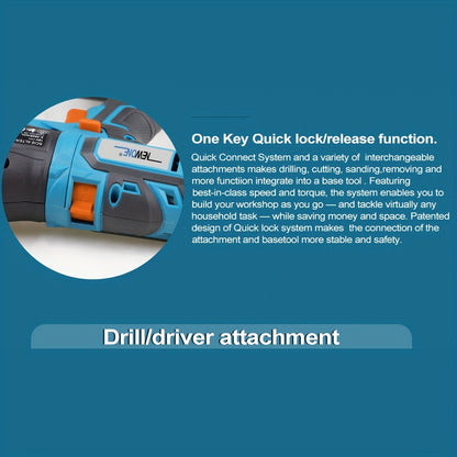 Accuboormachine – Multitool – Accu Cirkelzaag – Decoupeerzaag – Schuurmachine – 5-in-1 Set – 20V Borstelloze Motor – 2x 2.0Ah Lithium Batterijen