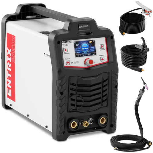 Tig-lasser – Lasapparaat – Lasmachine – Elektrische Lasser – MMA Lasser – AC/DC Pulsfunctie Tot 200 Hz – 200 Ampère Maximale Stroom