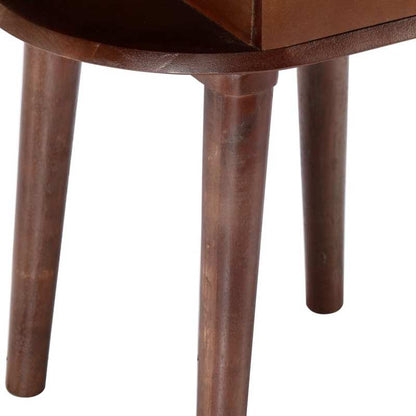 High-quality Nachtkastje 50x35x55cm Massief Acaciahout, Nightstand Storage, Bedside Table, Solid Wood Nightstand, Minimalist Design, Durable Nightstand, Compact Nightstand, Bedroom Essentials, Spacesaving Furniture