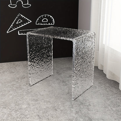 Bijzettafel – Side Table – Salontafel – Nachtkastje – Banktafel – Transparant Acryl – Compact & Stevig – 42x40x29 cm