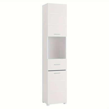 Badkamerkast – Badkamermeubel – Opbergkast – Kolomkast – Badkamerrek – Modern Design – Hoogte 68,5 cm – MDF Waterbestendig