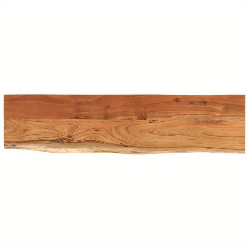 Wandplank – Muurplank – Plank – Zwevende Plank – Houten Plank – Acaciahout Massief – 120x30x2,5 cm – Boomrand Design