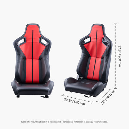 Gaming Stoel – Gamestoel – Game Stoel – Bureaustoel – Racestoel – Verstelbaar – PVC Leer – Q235B Stalen Frame