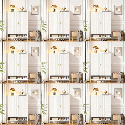 Vrijstaande Schoenenkast – Schoenrek – Schoenopberger – Schoenmeubel – Schoenenkast Met Deuren – 6 Lagen Met Verstelbare Planken – Compact Voor Hal En Woonkamer