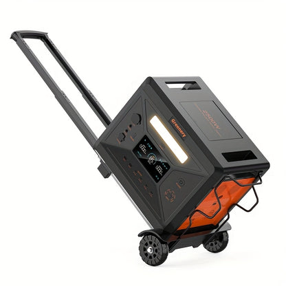 Zonnegenerator – Powerstation – Draagbare Generator – Energiecentrale – Zonne-energie Systeem – 2500W Continu Vermogen – 2304Wh Lithium-Polymeer Accu