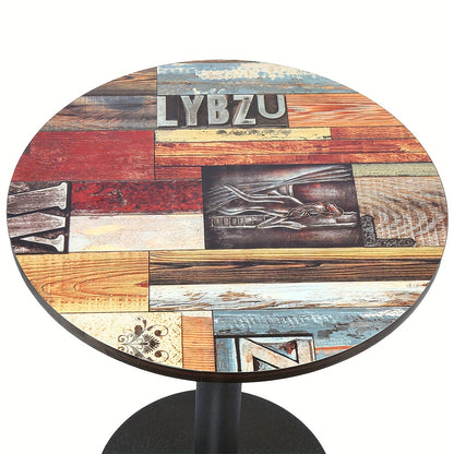 60x60x72cm Round Pedestal Table - 4-Seater Commercial Grade Solid Wood Modern Round Dining Table with Sturdy Central Base, Space-Saving Design for Restaurants, Cafes, Bistros & Home Use - Ideal for Small Spaces, Durable & Eas