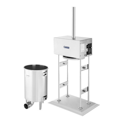 Worstenvuller Elektrisch – Worstenmaker – Vleesmolen – Gehaktmolen – Worstmachine – 10 Liter Capaciteit – Roestvrij Staal & Voetpedaalbediening