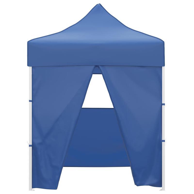Versatile 2x2m Blue Party Tent with 4 Foldable Sides - Perfect for Events, Parties, Camping, Weddings, Birthdays & Vacations