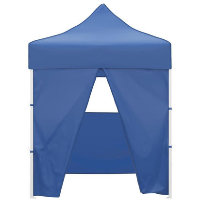 Versatile 2x2m Blue Party Tent with 4 Foldable Sides - Perfect for Events, Parties, Camping, Weddings, Birthdays & Vacations