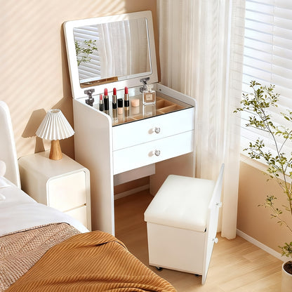 Schoenenkast – Schoenenrek – Schoenenopberger – Schoenenbank – Halmeubel – Hout met Rotan – Smal Ontwerp – 3 Kantelbare Deuren + Lade – Massief Houten Poten – 90x125x17 cm