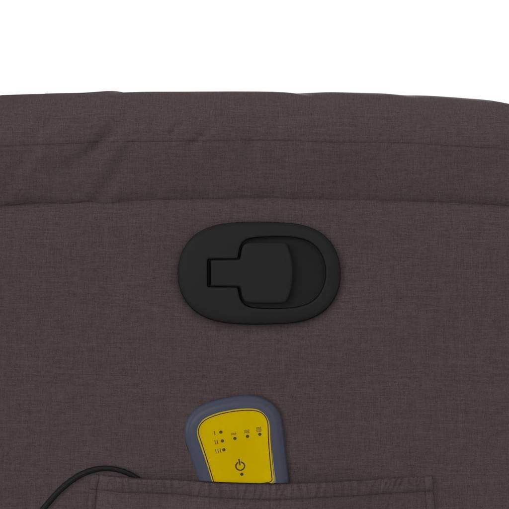 Massagestoel – Relaxstoel – Massagefauteuil – Ontspanningsstoel – Elektrische Massagestoel – Verstelbaar tot 135° – 6 Massagepunten met USB-aansluiting – Donkerbruin