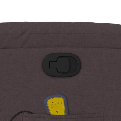 Massagestoel – Relaxstoel – Massagefauteuil – Ontspanningsstoel – Elektrische Massagestoel – Verstelbaar tot 135° – 6 Massagepunten met USB-aansluiting – Donkerbruin