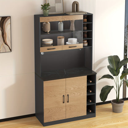 Opbergkast Hal – Schoenenkast – Kast Met Spiegel – Halmeubel – Garderobekast – Hoog Smal Model – Gehard Glas & Volledig Voorgemonteerd