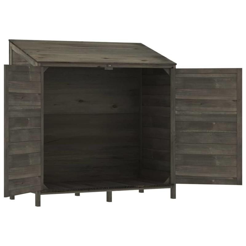 Tuinkast – Tuinhuisje – Tuinschuur – Gereedschapsschuur – Berging – Antraciet – Stevig Metaal – Compact 102x52x112 cm